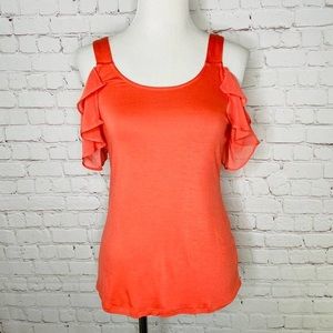 INC International Concepts Cold Shoulder Top